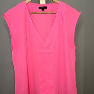 Neon Pink JCrew Shell - Size M